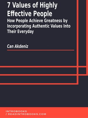 cover image of 7 Values of Highly Effective People